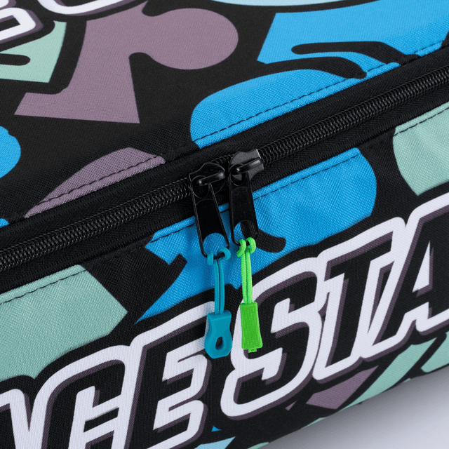 1/8th Graffiti Blue Fully Enclosed Backpack