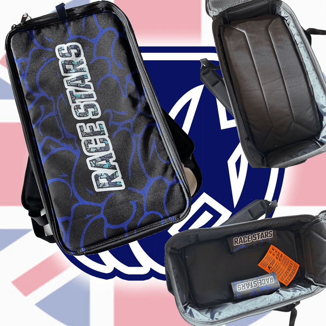 Double Dark Blue Backpack 1/10 Offroad including 2 Lipo Bags - Contour Dark Blue