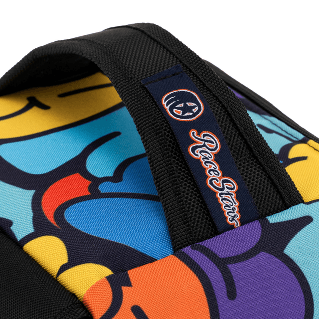 1/8th Graffiti Yellow Fully Enclosed Backpack
