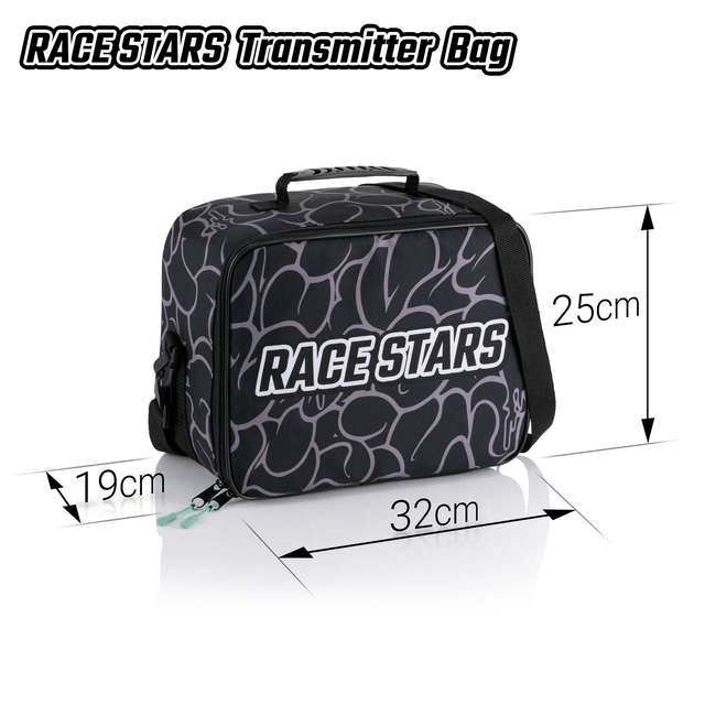 Transmitter Bag include foam insert for Steering Wheel handsets - Contour Grey