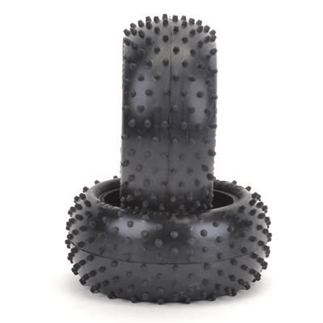 Mini Spikes 2 Yellow - Rear Tyres - (pr) #U6558
