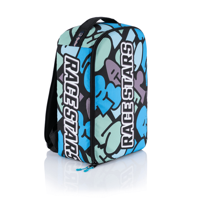 1/8th Graffiti Blue Fully Enclosed Backpack